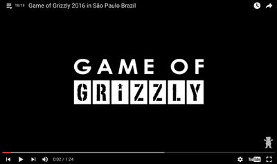 Game of Grizzly 2016 in São Paulo Brazil