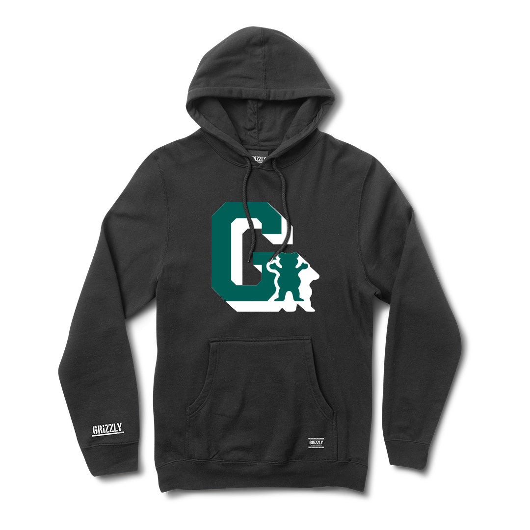 Midfield Pullover Hoody Black Grizzly Griptape