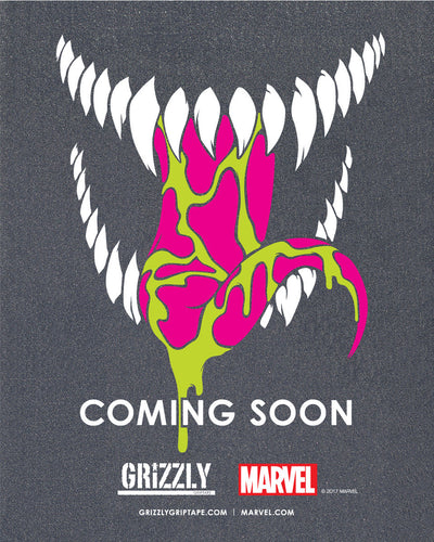Coming Soon. Grizzly x Marvel Venom Bear