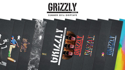 Grizzly Summer 16 Griptape Release Saturday April 16th