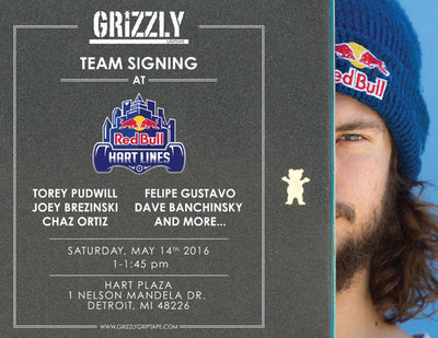 Grizzly Team Signing at Red Bull Hart lines Contest in Detroit