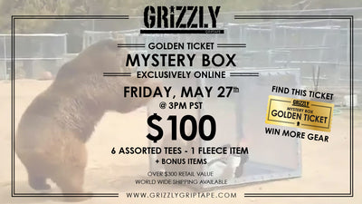 Grizzly T-shirt Mystery Box is Back This Friday 5-27 at 3pm PST!