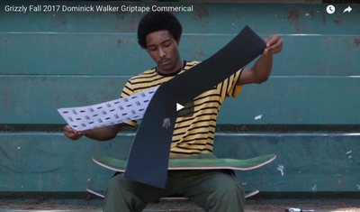 Grizzly Fall 2017 Dominick Walker Griptape Commerical