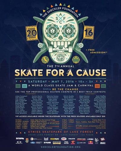 The Sheckler Foundation #SkateForaCause