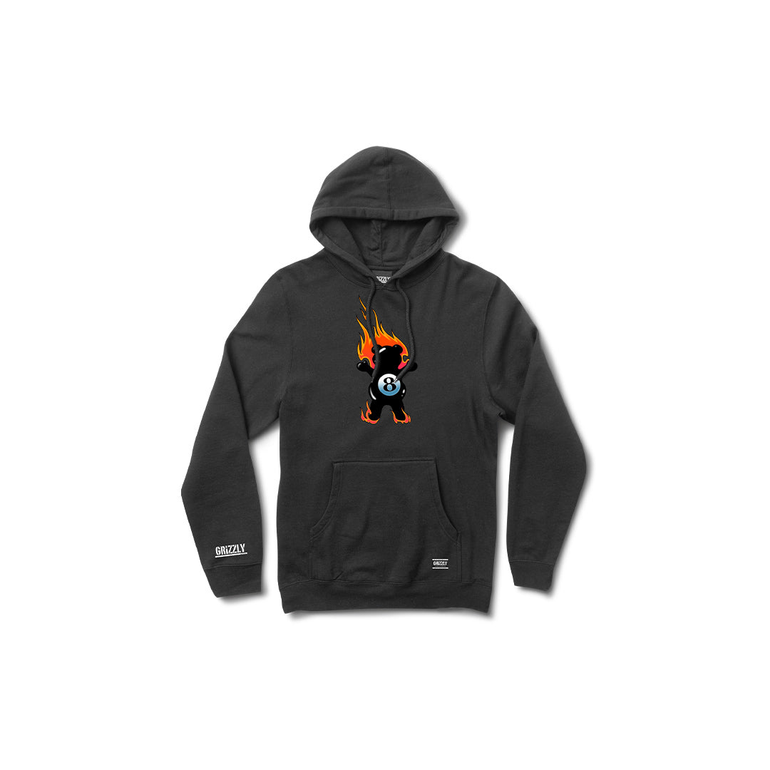 Behind The 8Ball Pullover Hoodie - Black