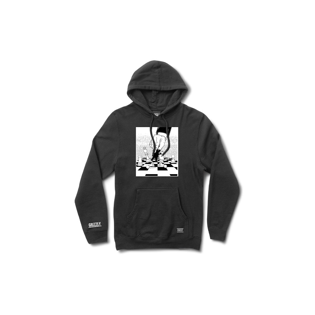 Check Mate Pullover Hoodie - Black