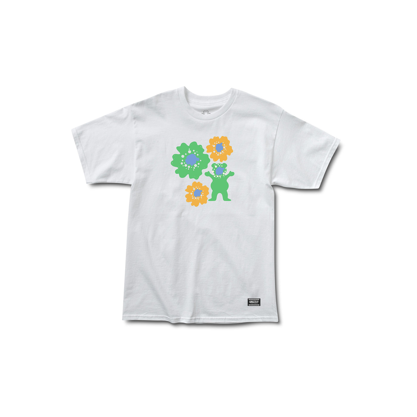 Smell The Flowers SS Tee - White