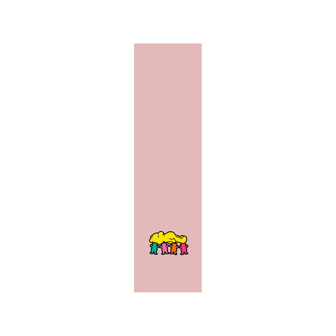 Sleepy Time Griptape Sheet - Pink