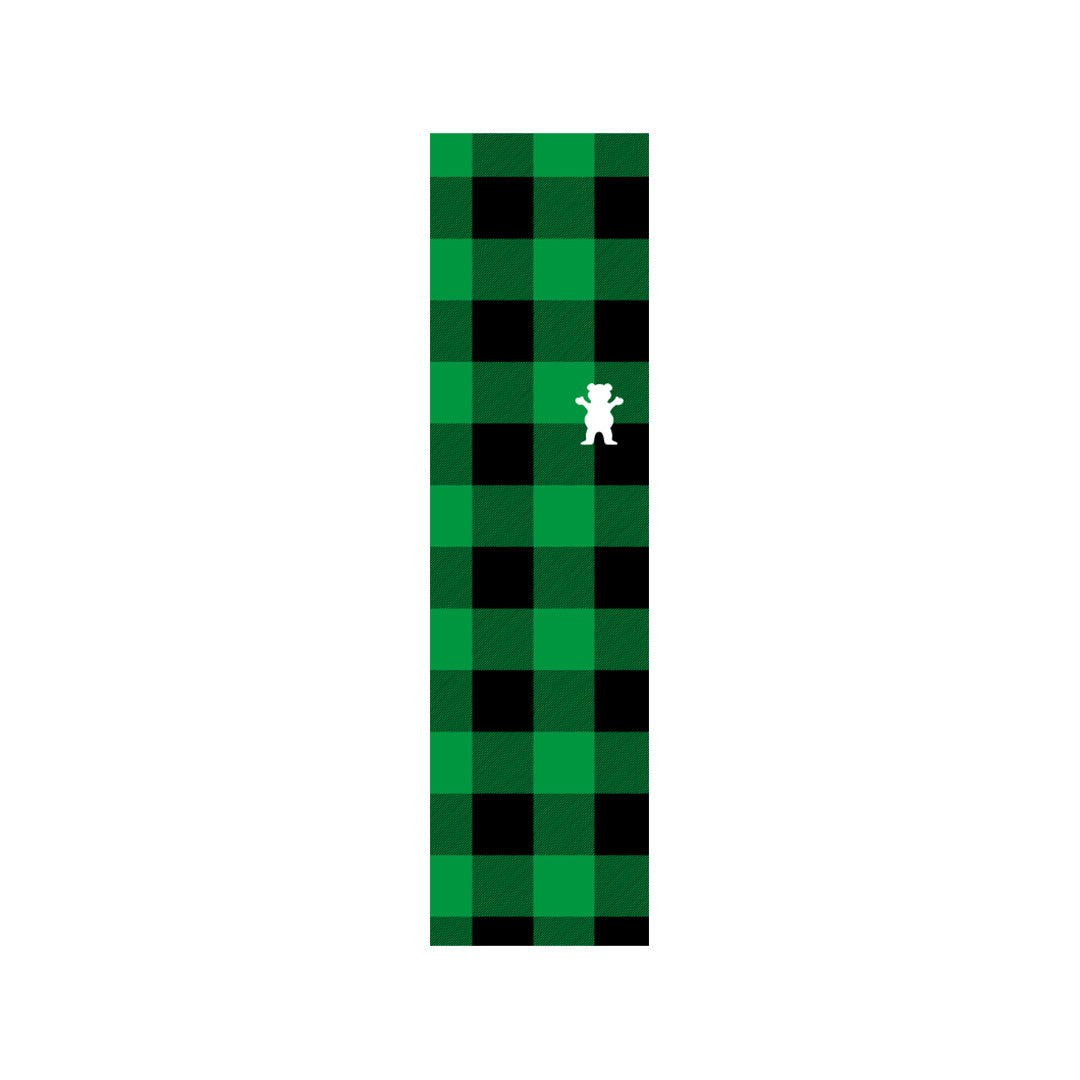 Lumberjack Plaid Griptape Sheet - Green