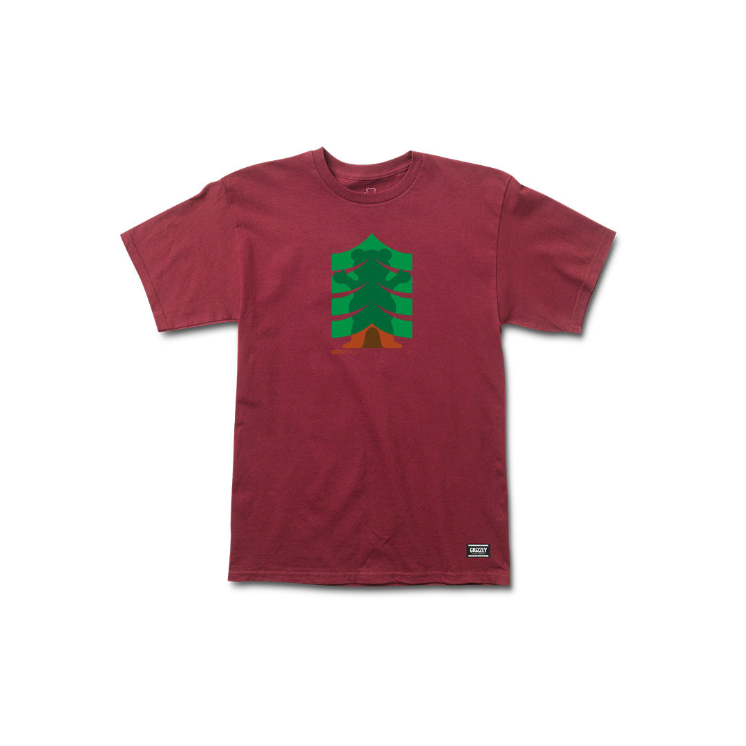 Strong Branches SS Tee - Burgundy