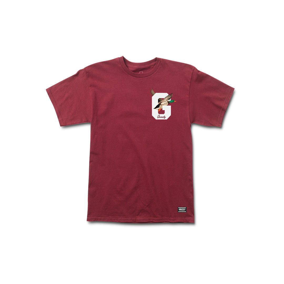 Duck Season SS Tee - Burgundy