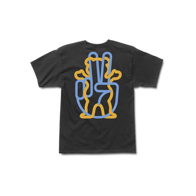 Peace Out SS Tee - Black