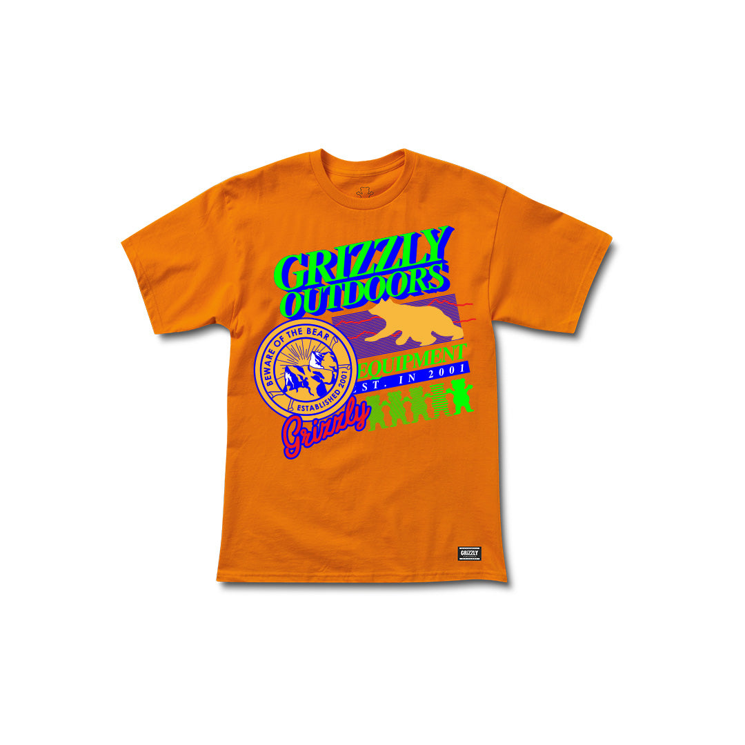 Neon Trail SS Tee - Orange