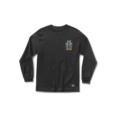 Peace Out LS Tee - Black