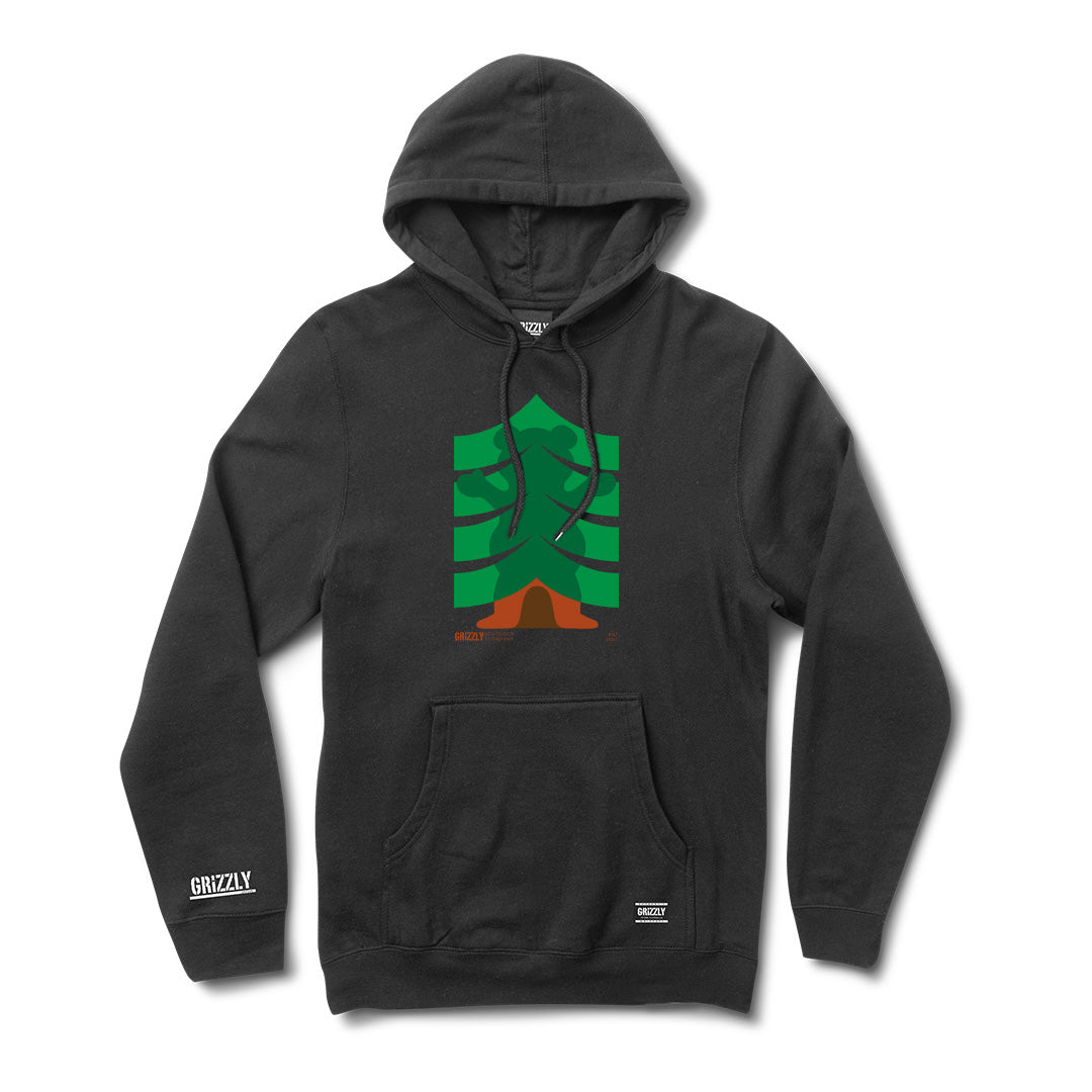 Strong Branches Pullover Hoody - Black