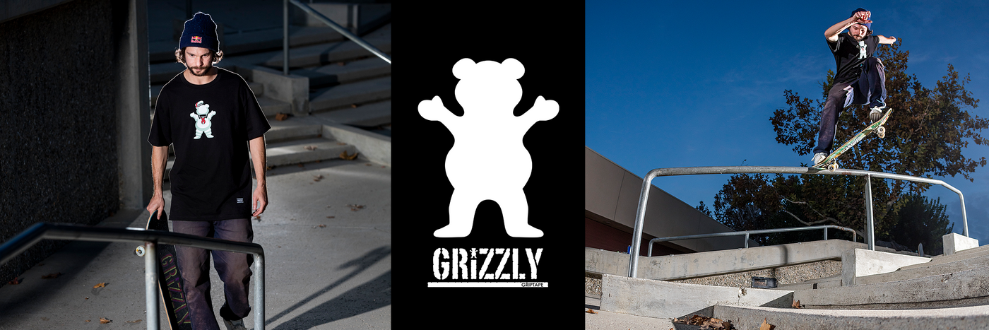 Grizzly Get The Bag Graphic Skateboard Griptape - Tan/Black 9x33