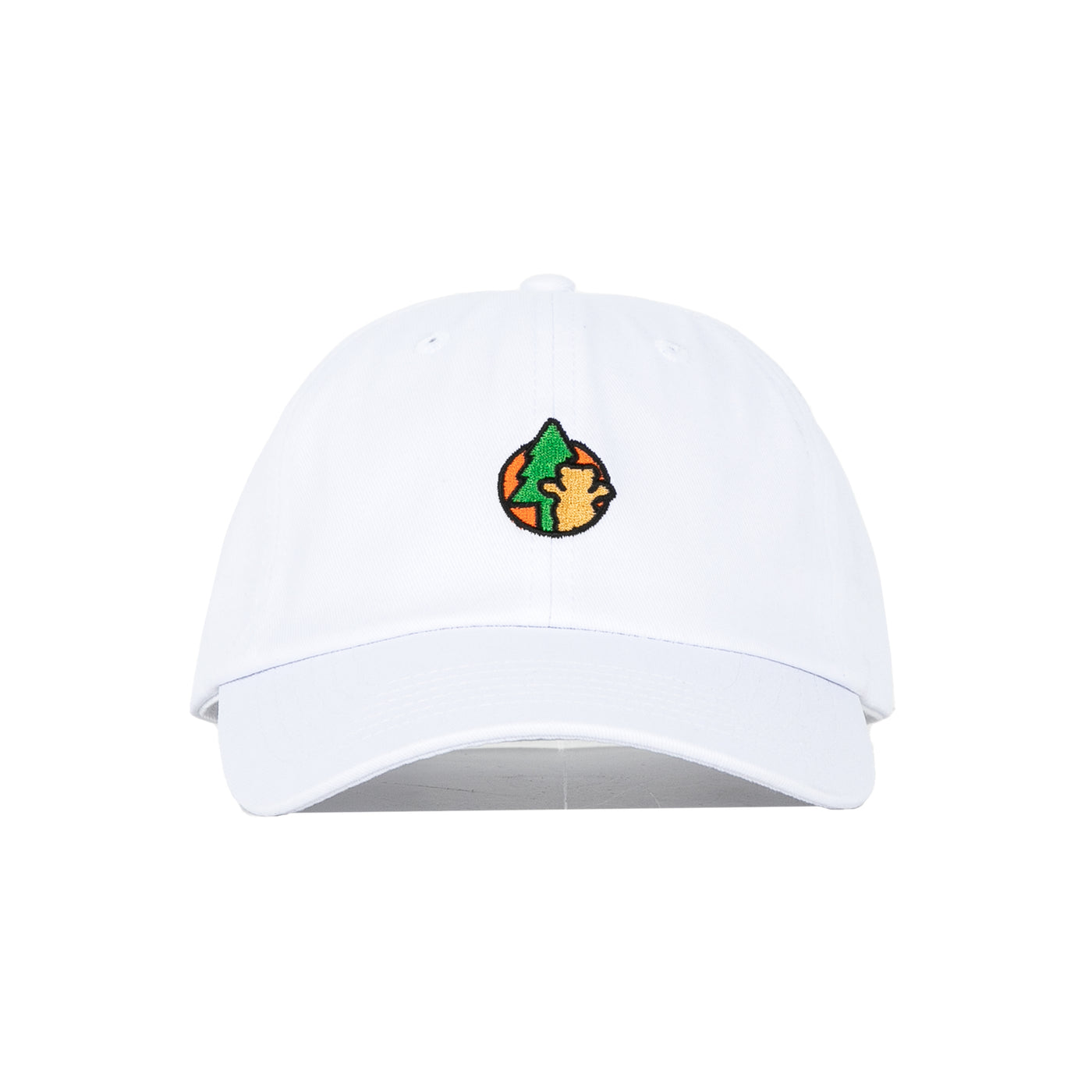 Evergreen Dad Hat - White