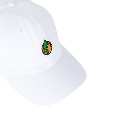 Evergreen Dad Hat - White