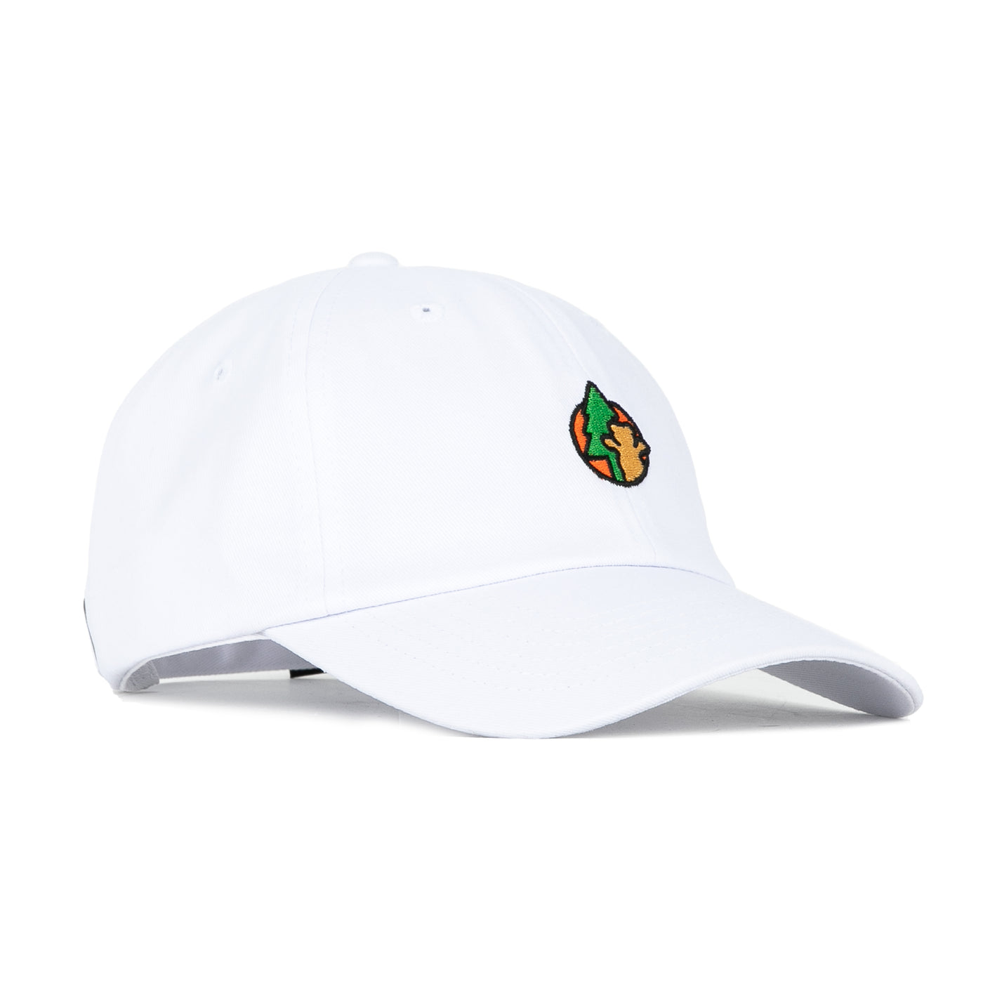 Evergreen Dad Hat - White