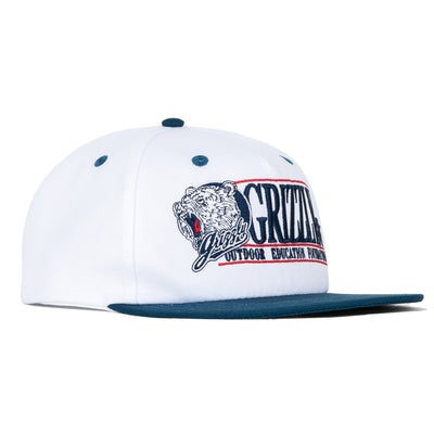 Alma Matter Snapback Hat - White