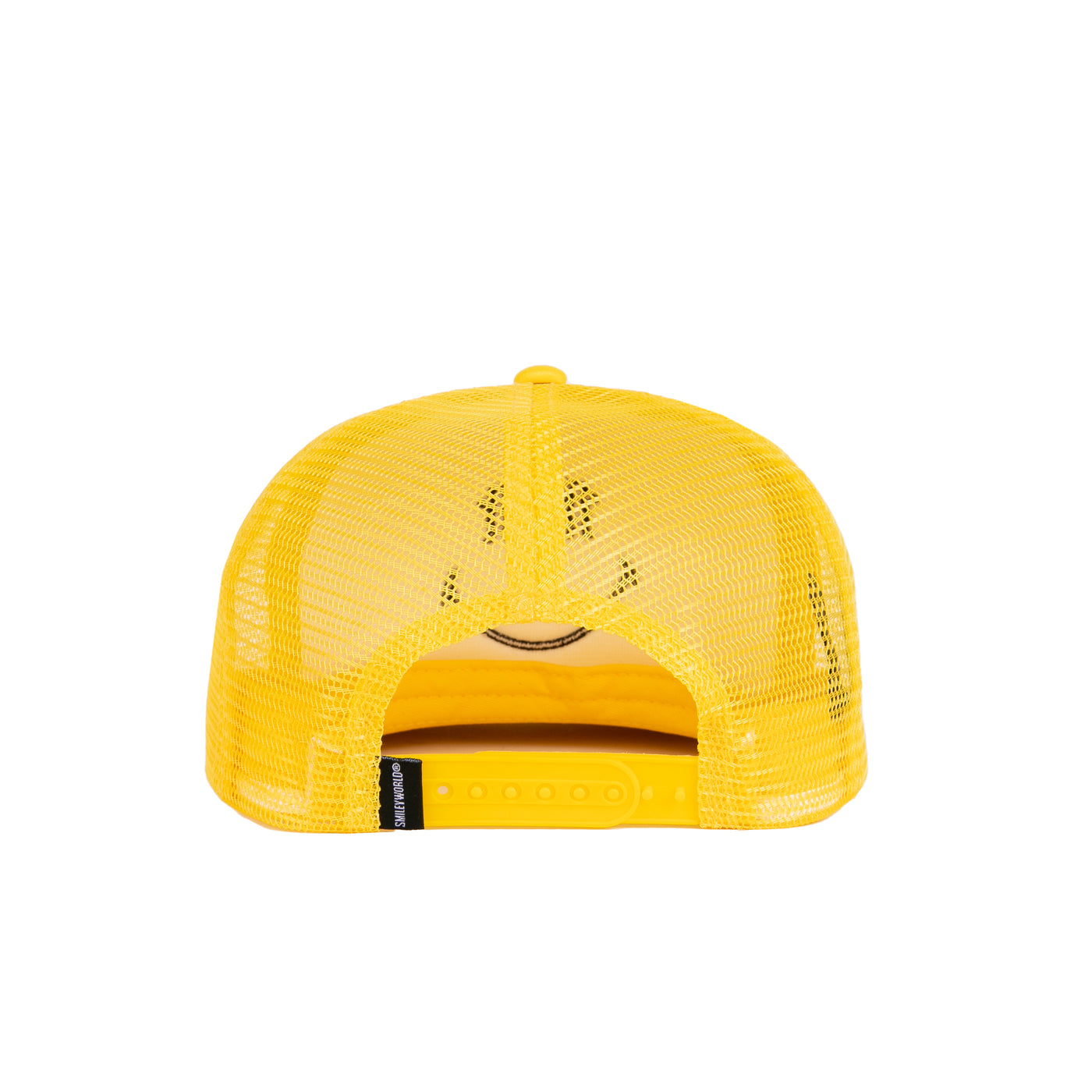 SMILEYWORLD Big Smile Trucker Snapback Hat -Yellow