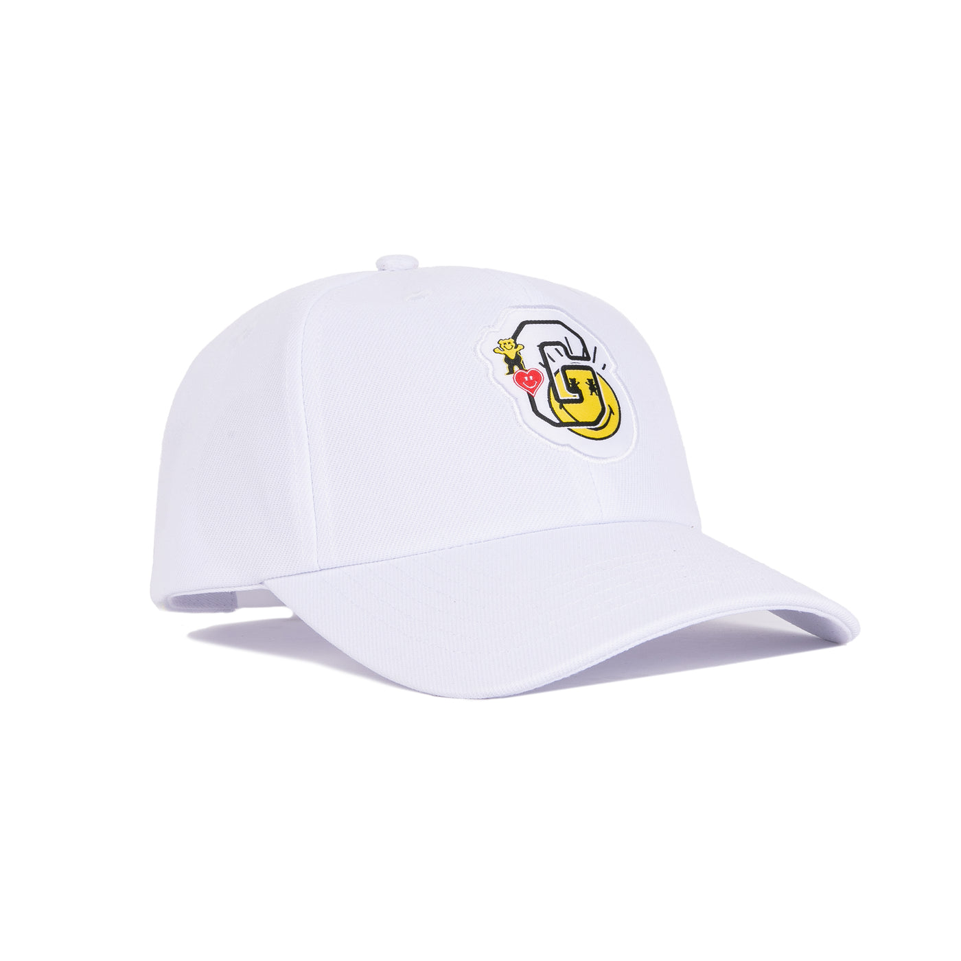 SMILEYWORLD Grizzly x Smiley World Dad Hat - White