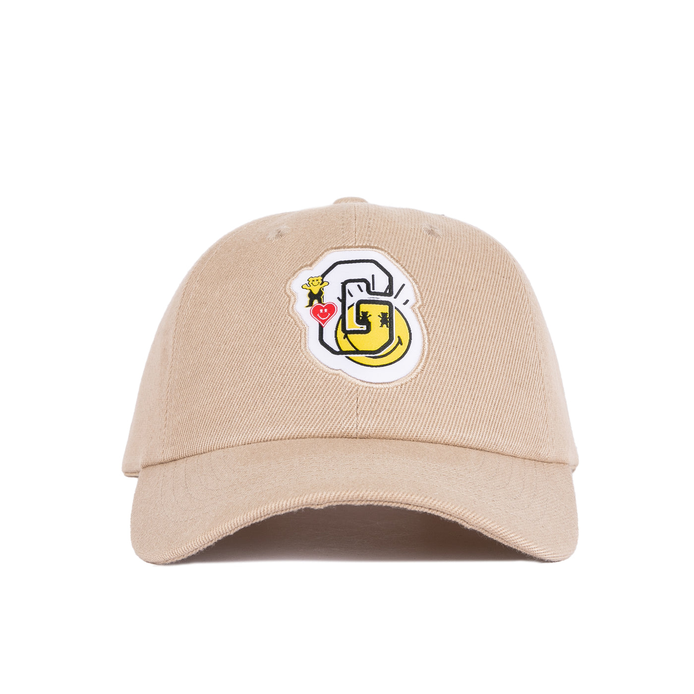 SMILEYWORLD Grizzly x Smiley World Dad Hat - Tan