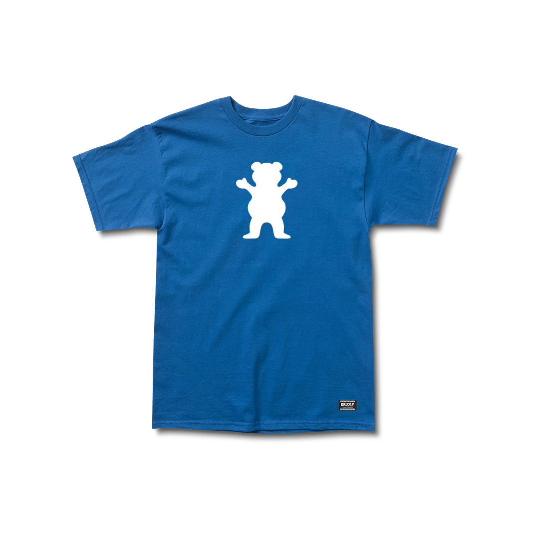 OG Bear S/S - Royal / White