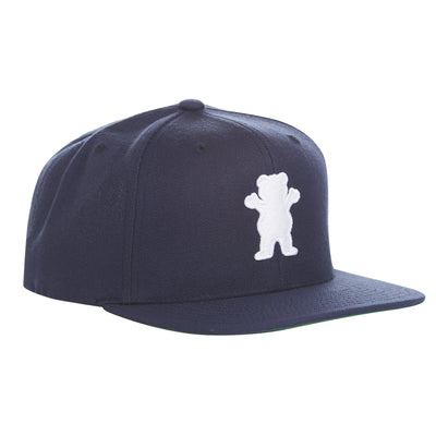 Og Bear Snapback in Navy / White