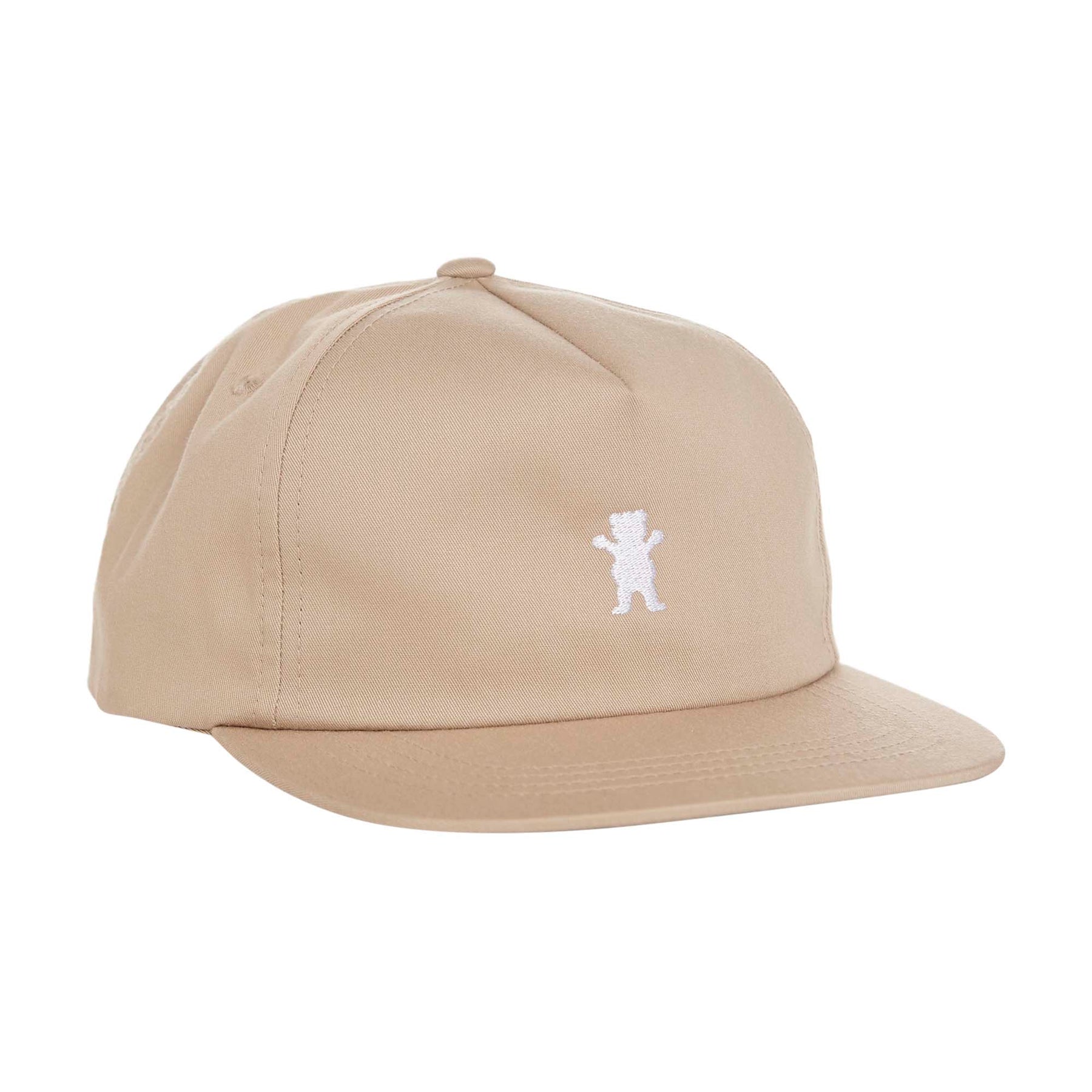 Grizzly Griptape OG Bear Unstructured Hat in Khaki