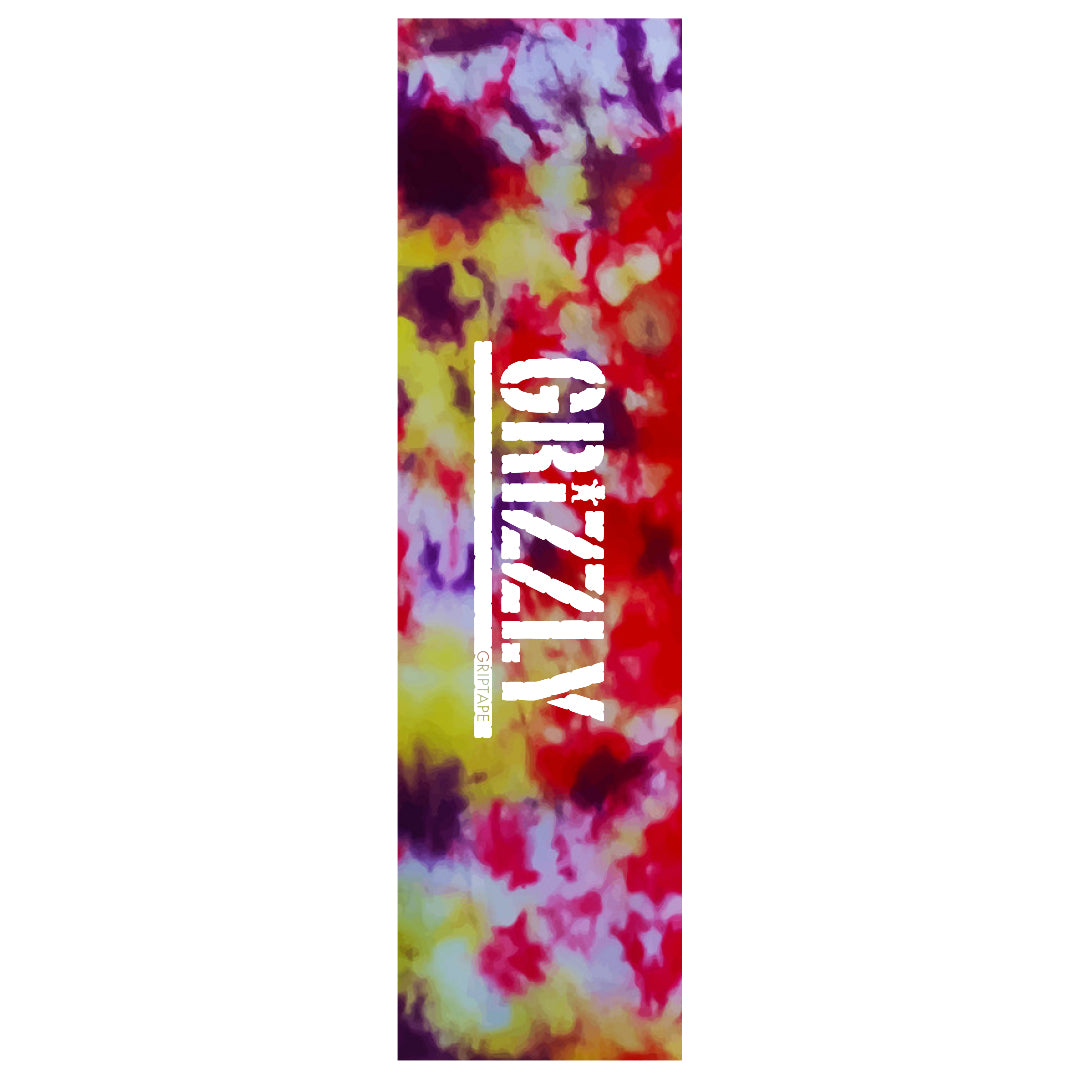 Tie Dye Stamp Griptape Sheet Red