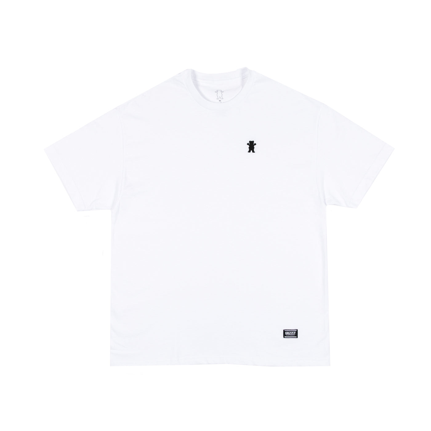Embroidered OG Bear SS Tee White And Black