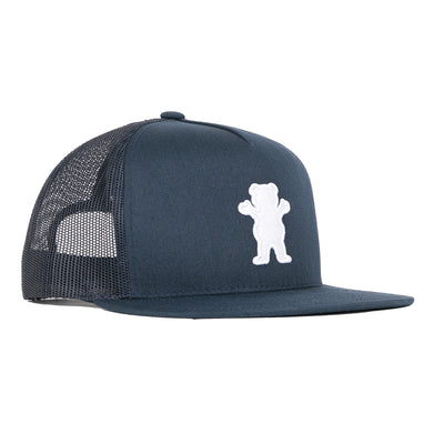 OG Bear Trucker Hat Navy / White