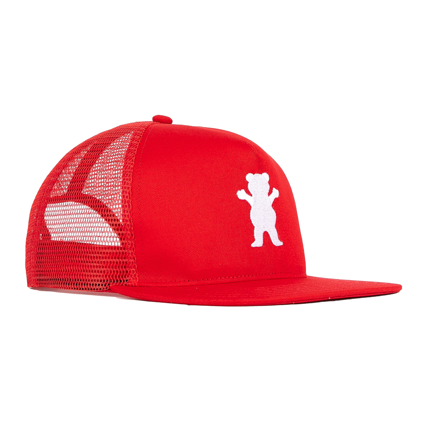 OG Bear Trucker Hat Red / White