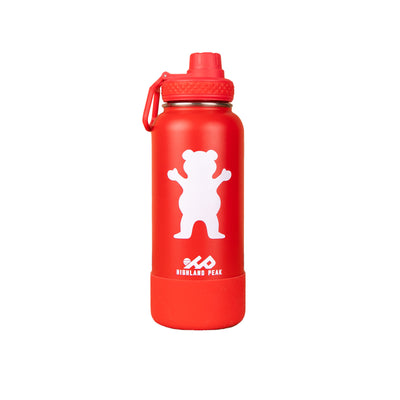 Grizzly X Highland Peak Bottle - Red